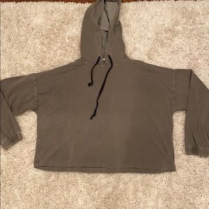 Baggy cropped hoodie